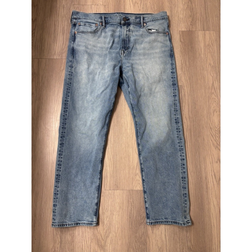 American Eagle Easy Flex Original Straight Leg Denim Men's Blue Jeans 36x30